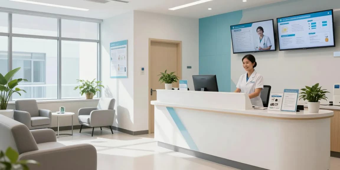 "David Hoffmeister reviews in a modern healthcare setting, featuring compassionate patient care and expert medical services."