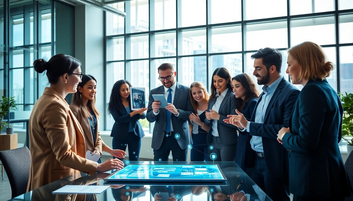 Illustrate how enterprise assistant saas enhances collaboration in a modern workspace.