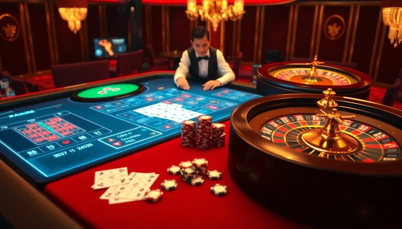 Découvrez l'excitation d'un casino fiable en ligne avec des croupiers professionnels et une ambiance de jeu luxueuse.