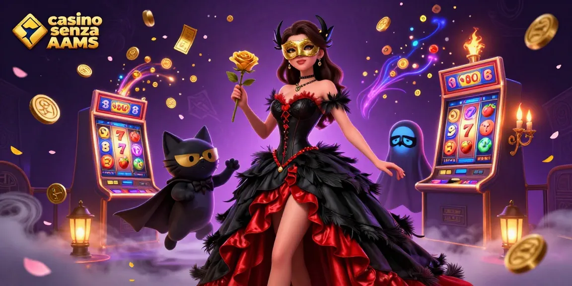 Esplora il mondo emozionante dei casino senza AAMS con vivaci visualizzazioni 3D di giochi, simboli e personaggi affascinanti.