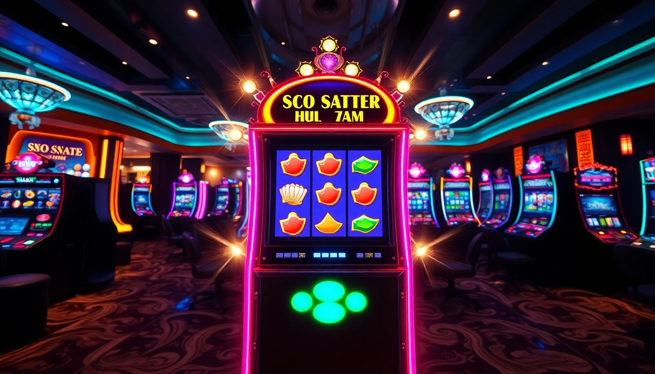 Play and win big with slot scatter hitam in an exhilarating casino setting.