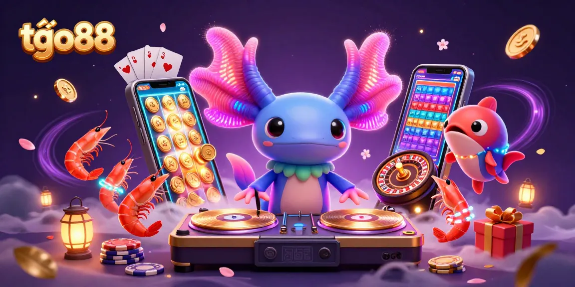 Engage with the vibrant undersea world and tải go88 for thrilling casino experiences in this 3D illustration.