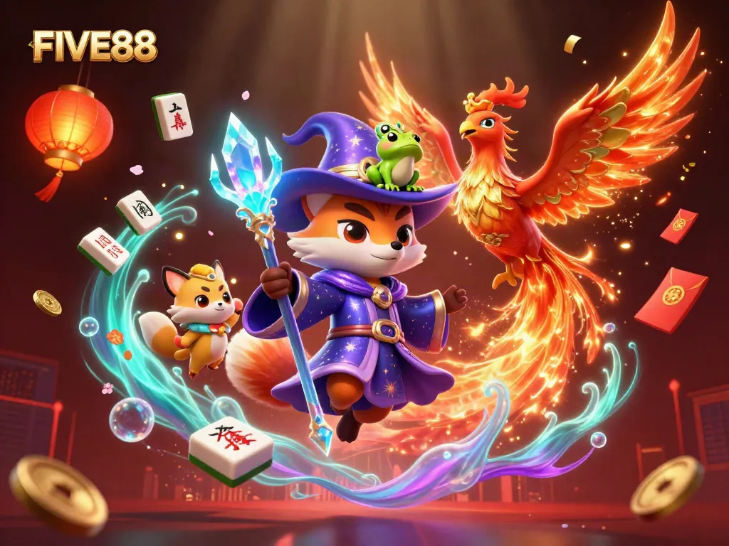 Experience winning play with FIVE88's enchanting casino games in a vibrant atmosphere.