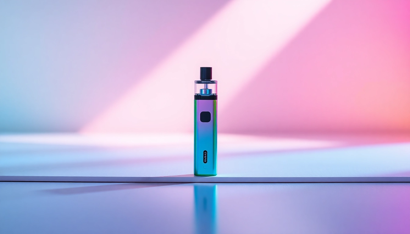 Capture the vibrant essence of Flum Mello disposable vape highlighting its unique design and colors.