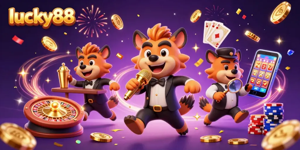 Spin the lucky88 slot reels and enjoy a vibrant casino atmosphere filled with excitement.