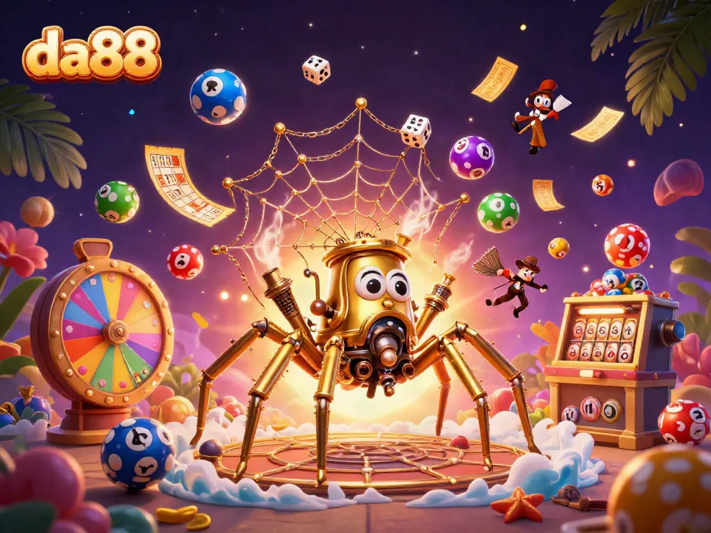 Experience thrilling moments with da88 amidst a vibrant 3D casino world filled with exciting games.