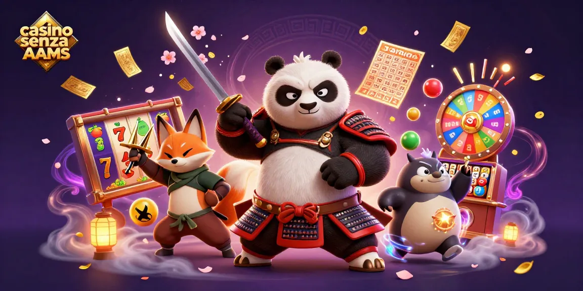 Scopri avventure vivaci con illustrazioni 3D a tema casino senza AAMS che presentano personaggi e giochi dinamici.