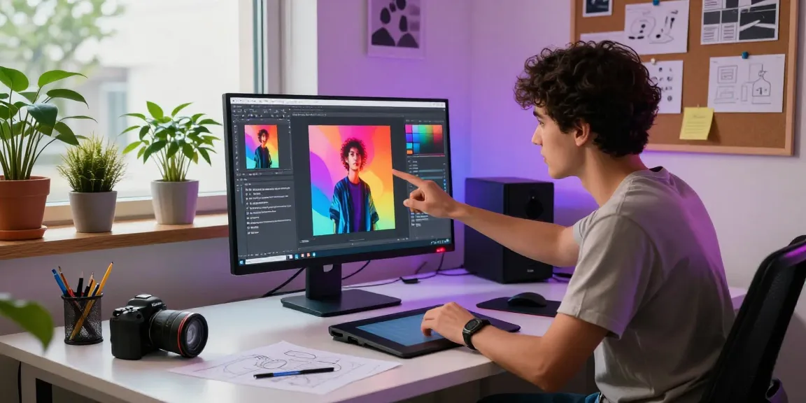 Generate detailed prompts from images using an image to prompt tool in a creative workspace.