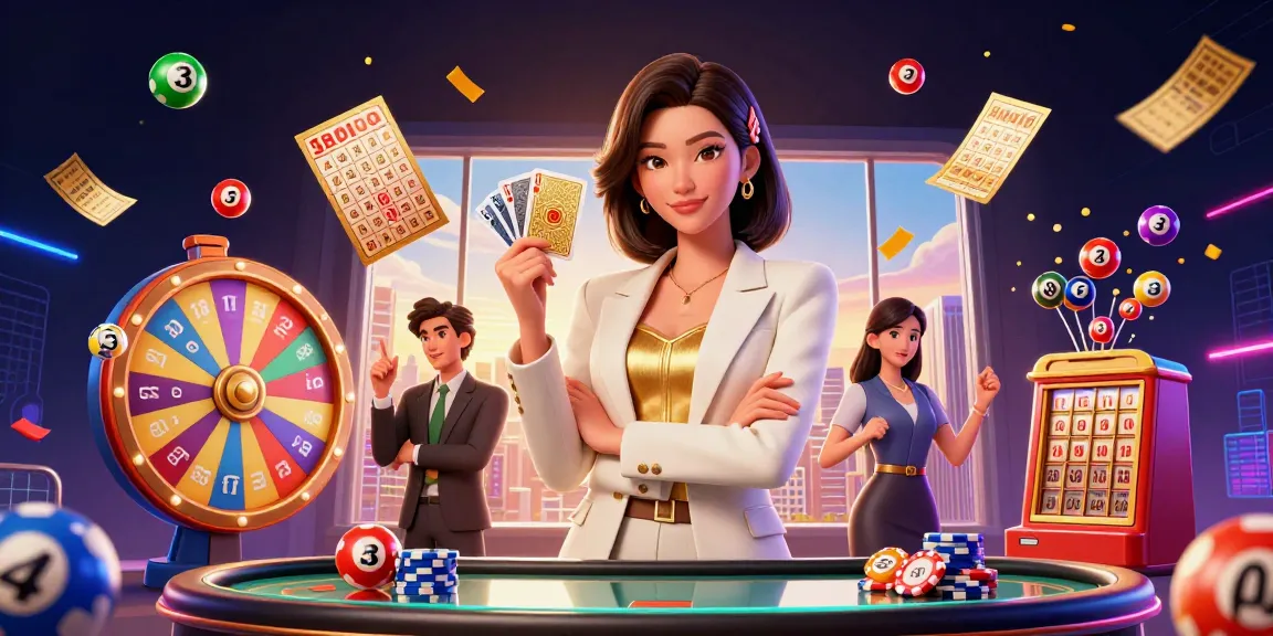 Experience mahjong ways 2 with a dynamic casino scene featuring a powerful Asian businesswoman and vibrant game elements.