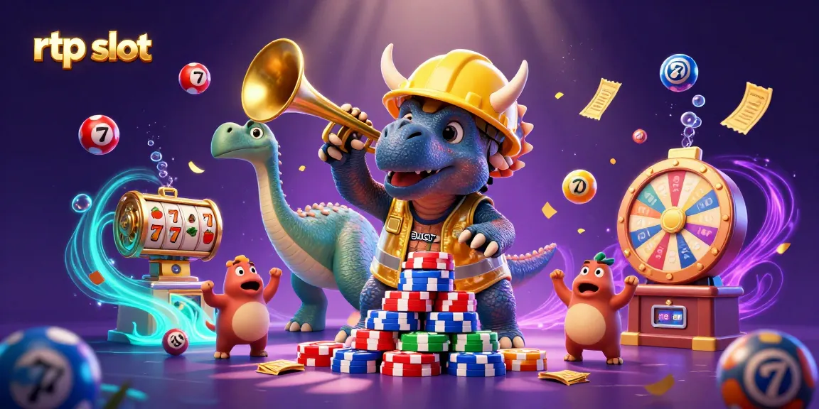 Experience the excitement of rtp slot gaming with vibrant characters celebrating big wins in a rich casino-themed scene.