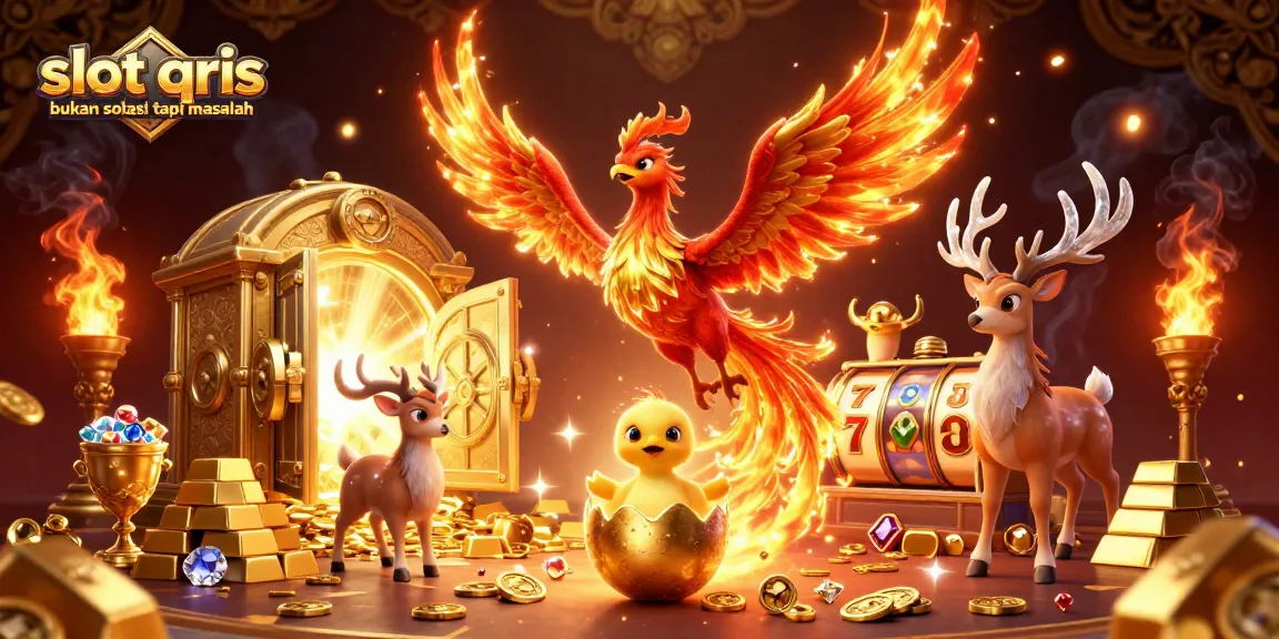 Engage in thrilling gameplay with slot qris bukan solusi tapi masalah featuring vibrant 3D characters and treasure.