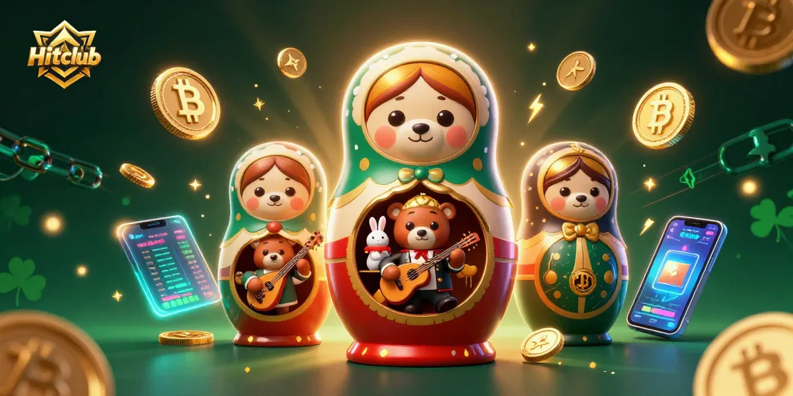 Experience Hitclub's vibrant 3D casino scene with unique characters and gaming elements.
