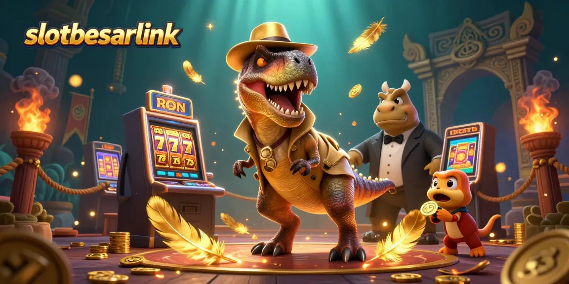 Engage with the dynamic gambling world at slotbesarlink with vibrant 3D casino characters and elements.