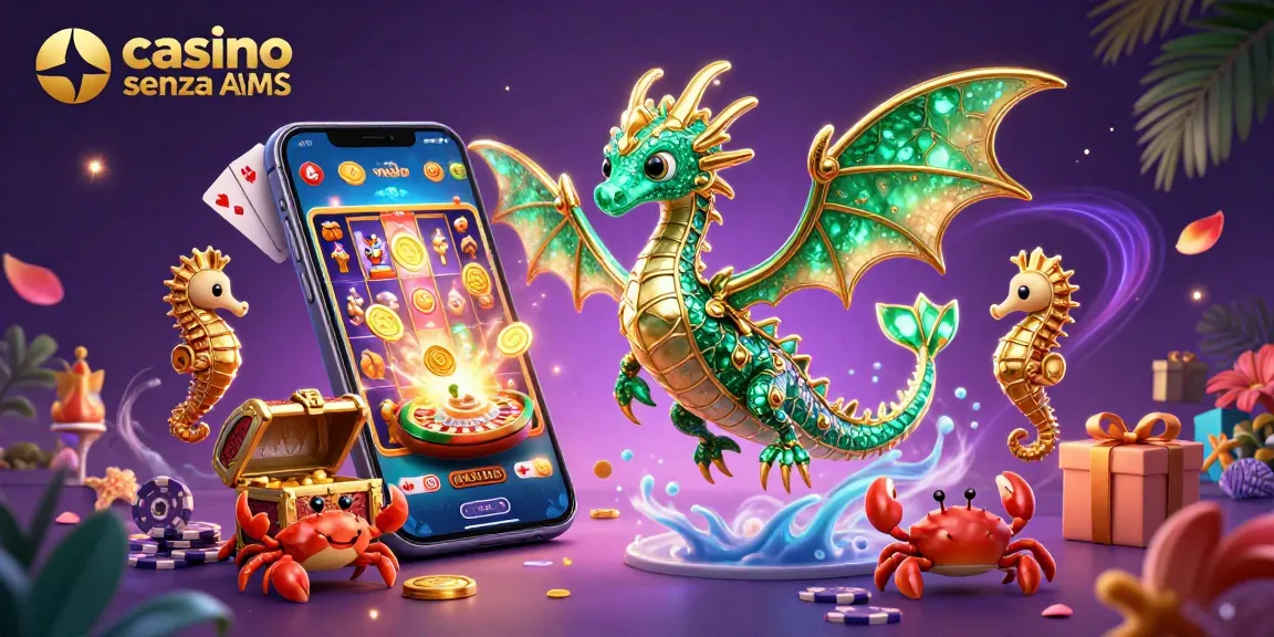 Gioca a emozionanti giochi di casino senza AAMS con un tema sottomarino unico caratterizzato da vivaci personaggi 3D.