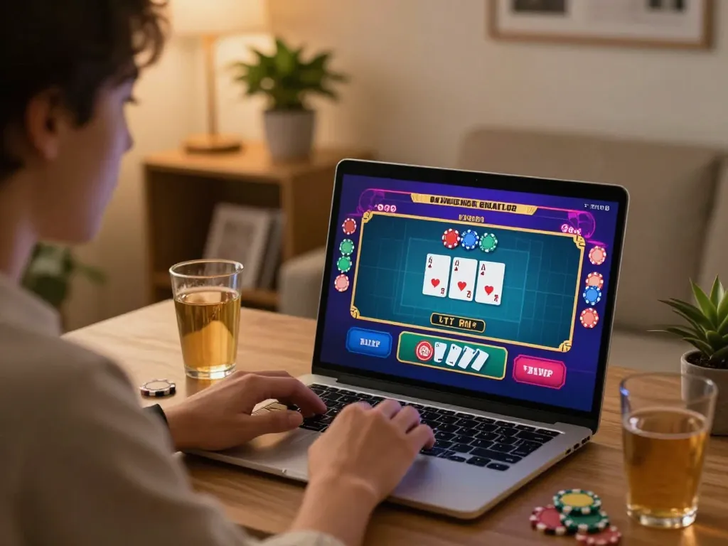 Engaging live dealer game on TG88 platform, player strategically placing bets online.