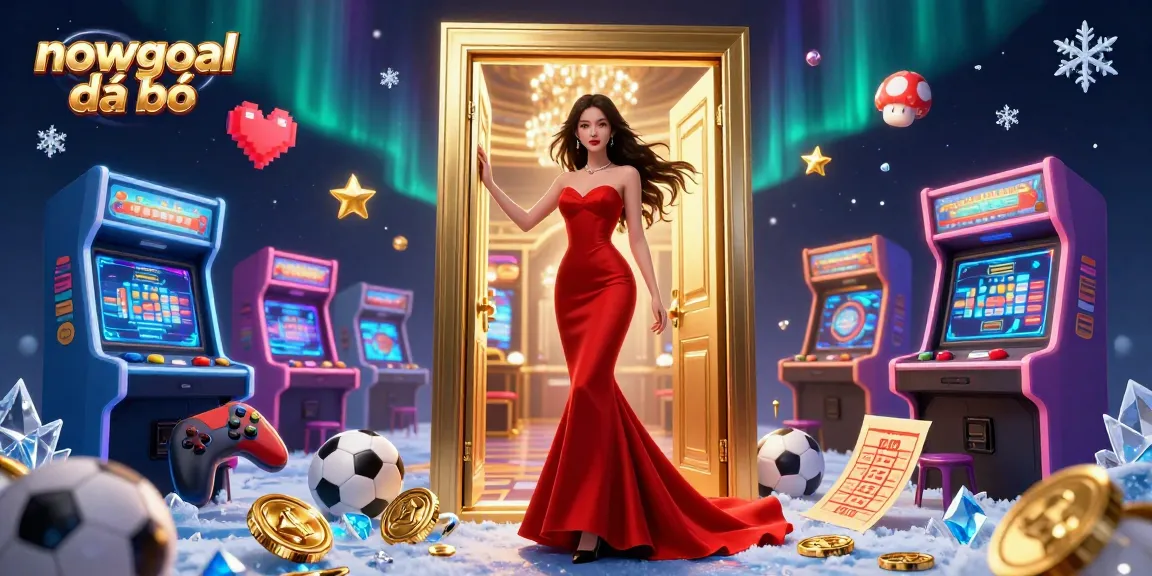 Experience real-time updates with nowgoal đá bóng in an immersive casino illustration.