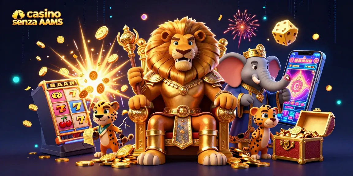 Scopri il brivido dei casino senza AAMS con personaggi vivaci in mezzo a elementi di jackpot.