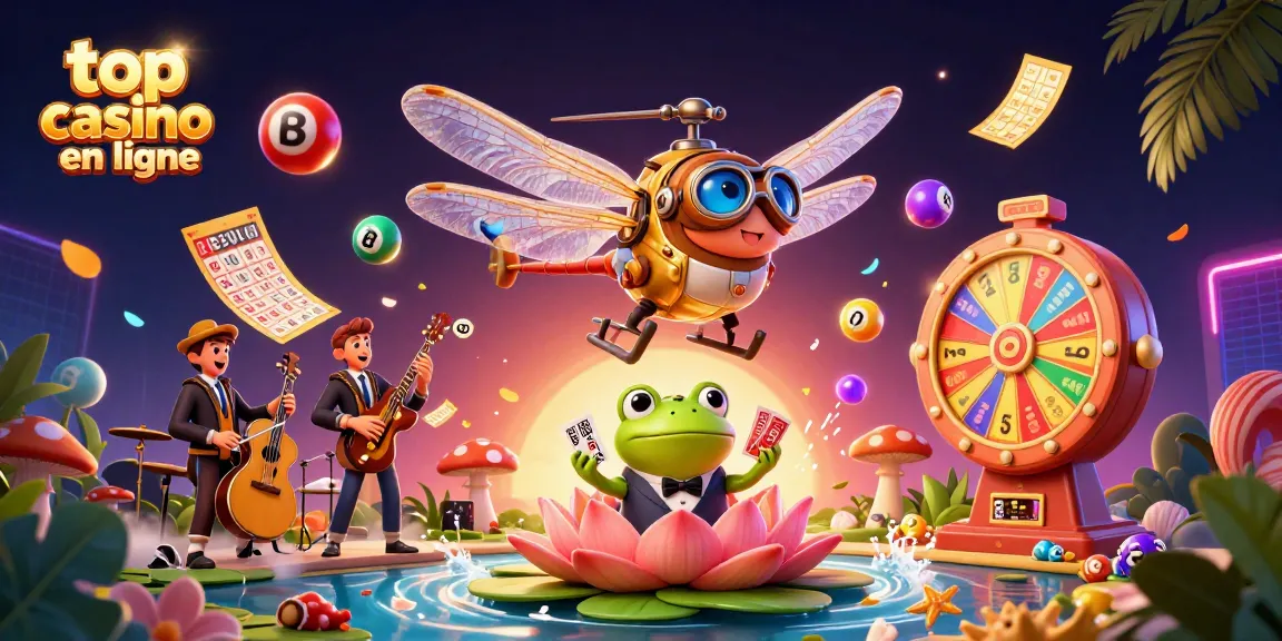 Meilleur casino en ligne : Pilote de libellule et croupier vivant une expérience de jeu animée.