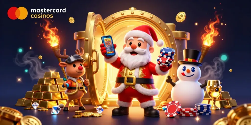 Experience exciting gameplay at mastercard casinos with festive characters and dazzling treasures.