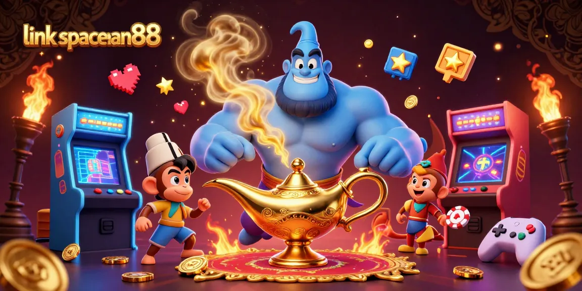 Experience winning thrills at link spaceman88 with a vibrant illustration of gaming adventure.