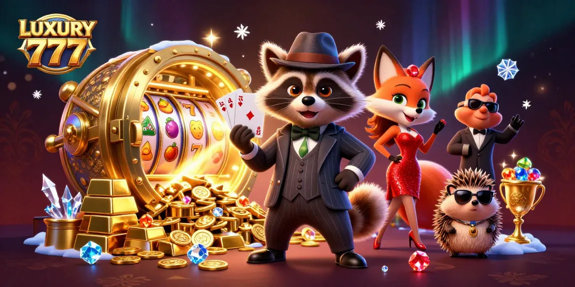 LUXURY 777: Menangkan jackpot dengan slot bertema mewah dan karakter unik di dunia kasino.