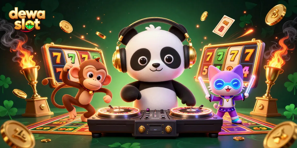 Mainkan dewa slot dengan DJ panda dan karakter menarik yang simpel dan menghibur.