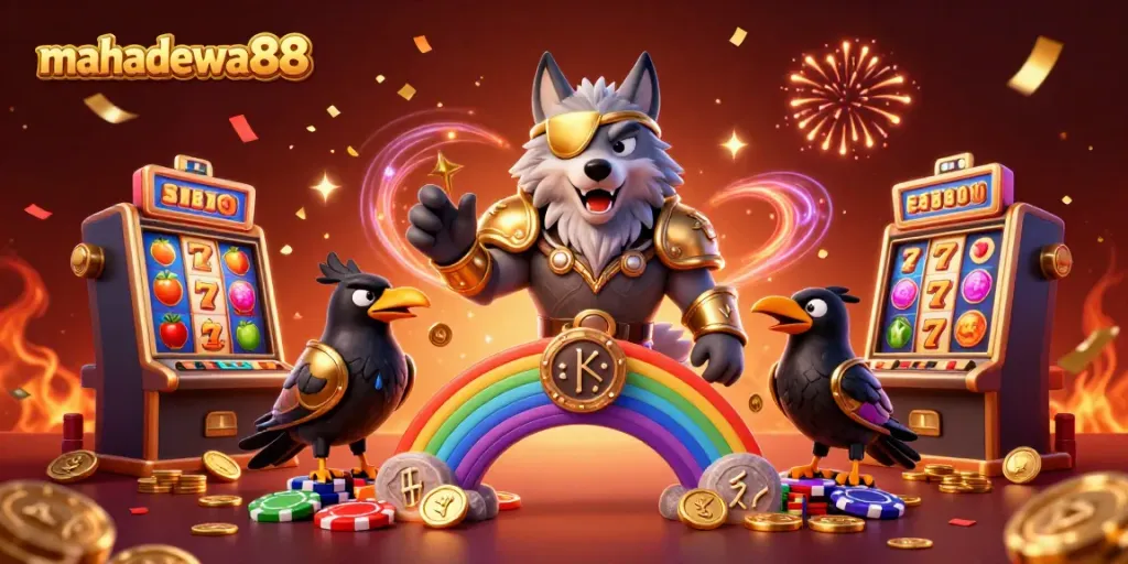 Spin the reels with mahadewa88's vibrant slot machines and legendary characters creating excitement.