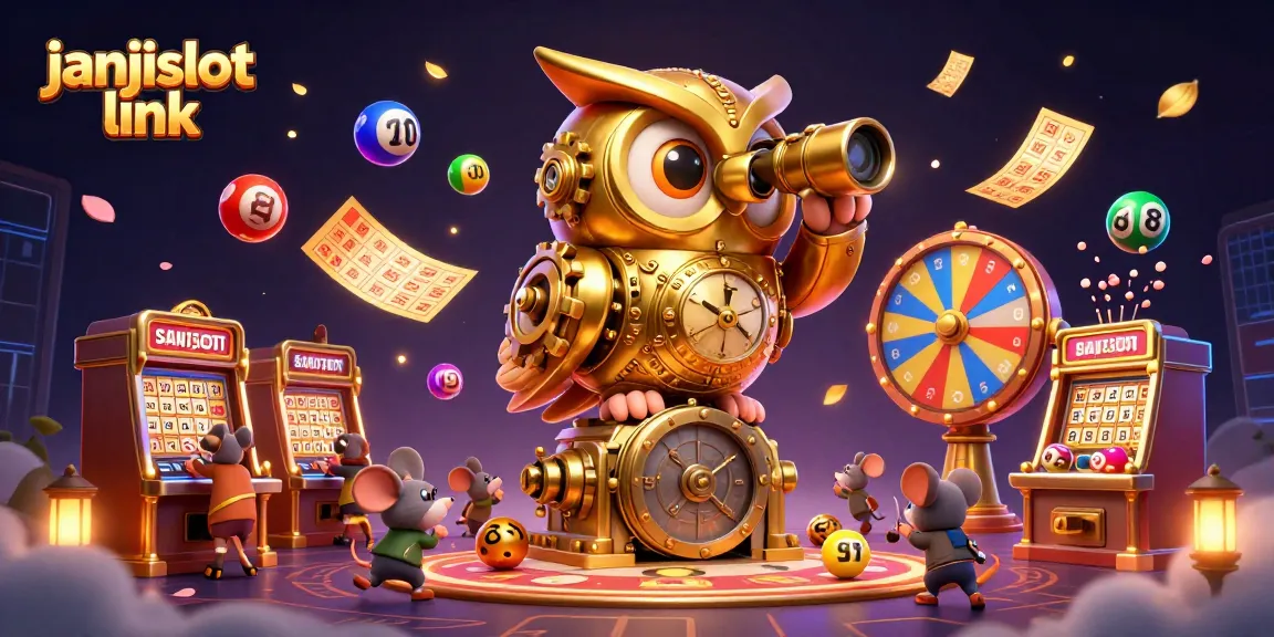 Engage with thrilling gameplay at janjislot link featuring a spectacular 3D digital casino scene.