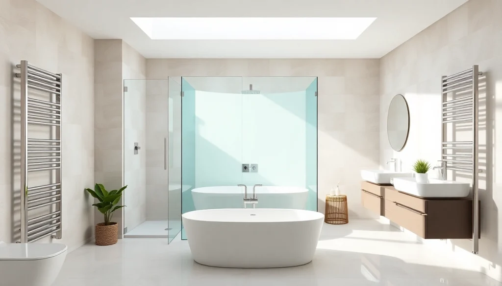 Sonni sanitär GmbH präsentiert hochwertige Badprodukte in modernem Ambiente.