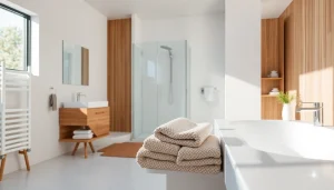 Sonni sanitär GmbH präsentiert hochwertige Badprodukte in einem eleganten Badezimmerdesign.