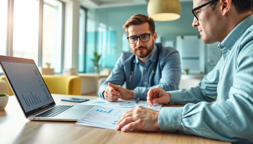 카드 현금화 방법을 논의하는 전문가와 고객의 모습