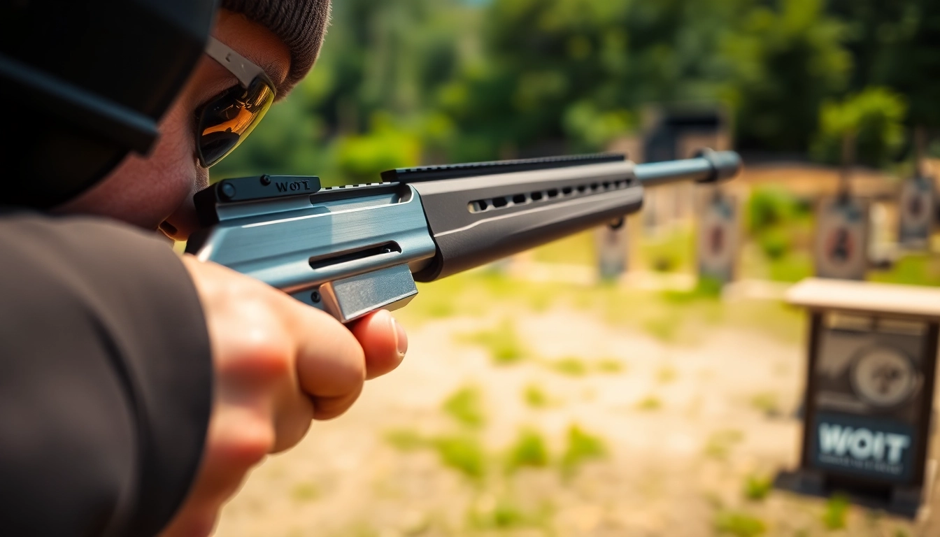 Close-up view of a Wot trigger highlighting precision and design in action.