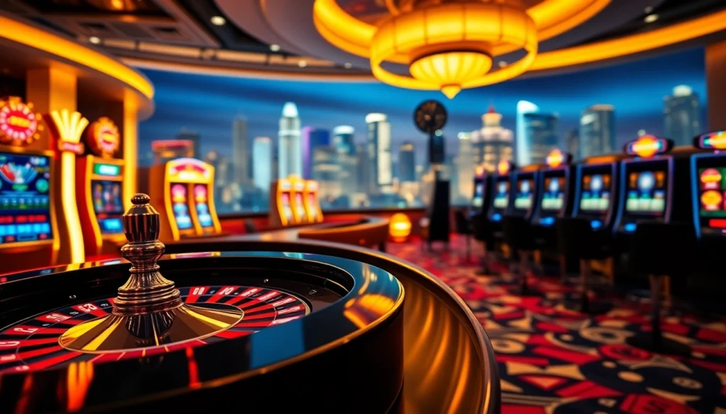 Engage with Canada online casinos in a vibrant, luxurious gaming environment.