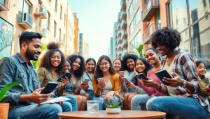 Discover OnlyFans creators near me in a vibrant urban setting showcasing diverse digital artistry and social connections.