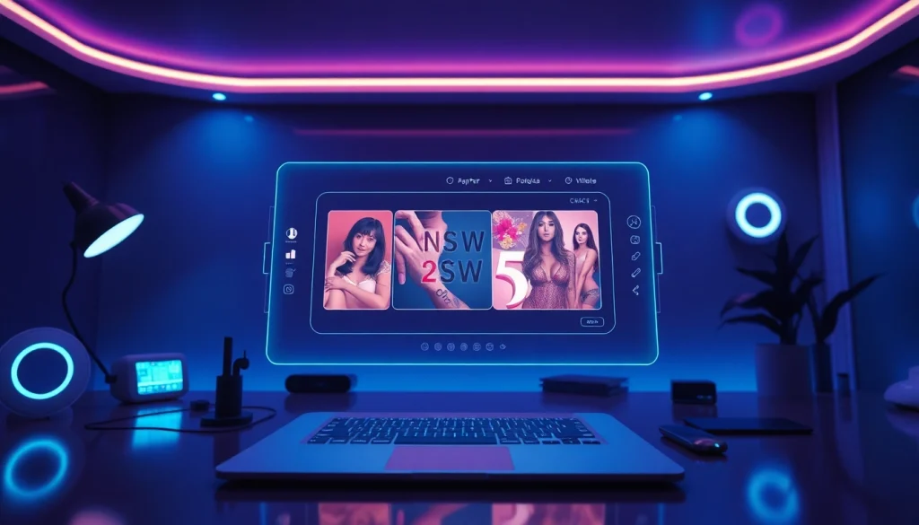Advanced NSFW AI interactive workspace showcasing innovative image generation tools.