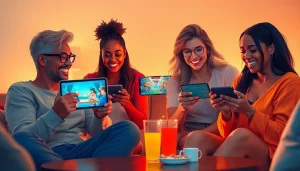 Adults engaging with HTML porn games in a cozy living room setting.