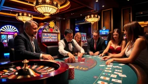 Experience thrilling gameplay at https://ww88.cards/ with vibrant poker chips and an exciting roulette wheel.