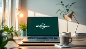 在充满活力的工作空间中，WhatsApp Web 的无缝互动。