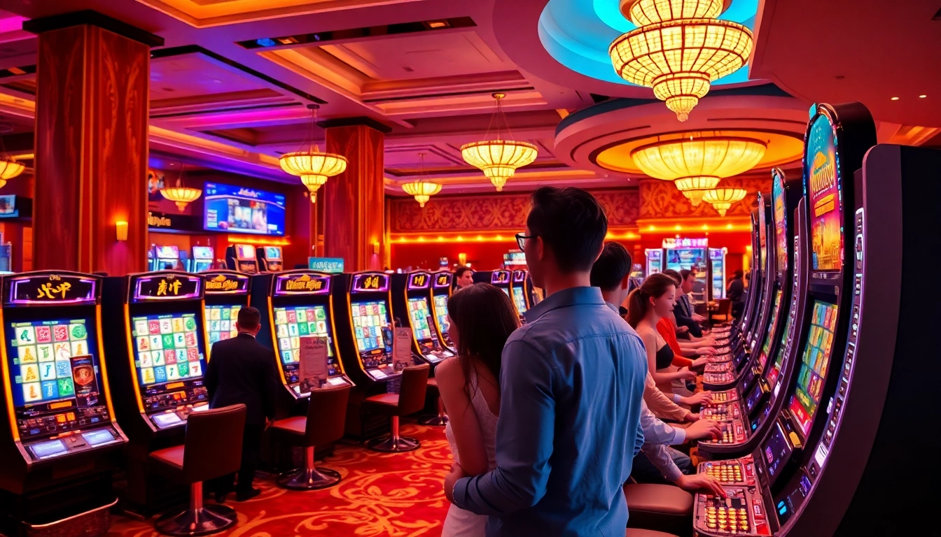 Rasakan sensasi demo slot Mahjong dalam lingkungan kasino yang mewah.