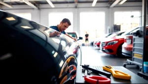 Experience top-tier auto detailing Cleveland TN with expert care and modern tools in a bright workshop.