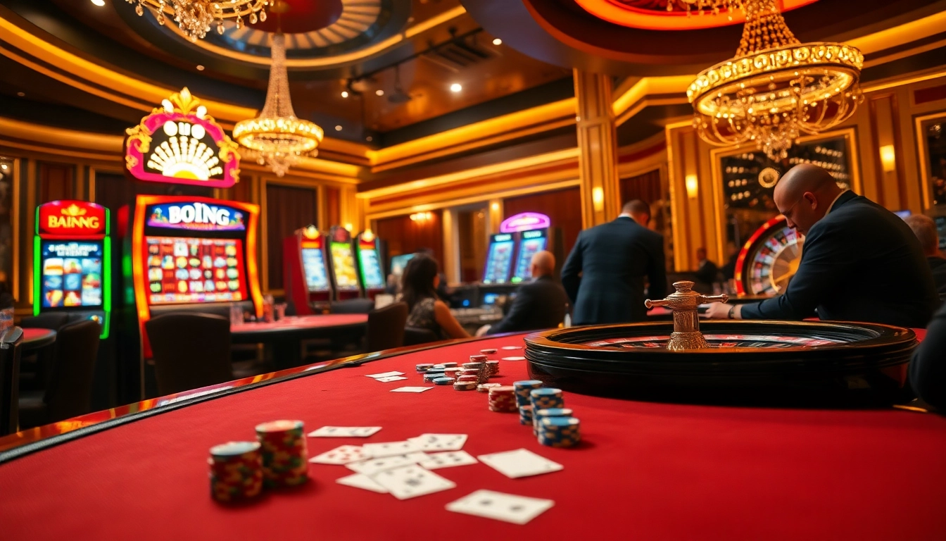 Découvrez le frisson d'un casino fiable en ligne avec des tables de poker luxueuses, des machines à sous vibrantes et des joueurs dévoués.