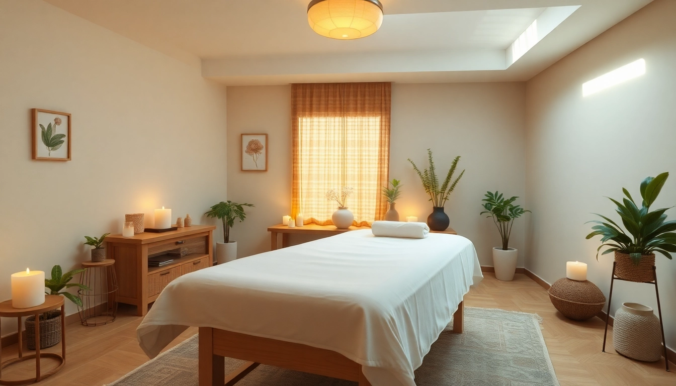 자연광과 편안한 장식이 있는 평화로운 치료실에서 송도마사지를 경험하세요.